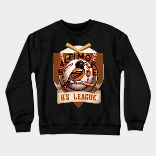 BALTIMORE ORIOLE O'S LEAGUE DESIGN Crewneck Sweatshirt